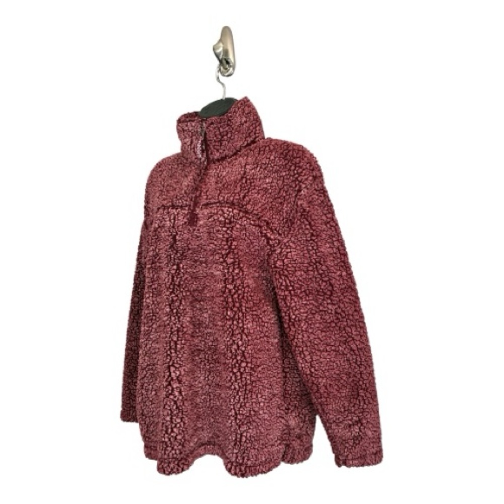 Cozy Sherpa Zip-Up Jacket in Dusty Rose Size M - Picture 2 of 7